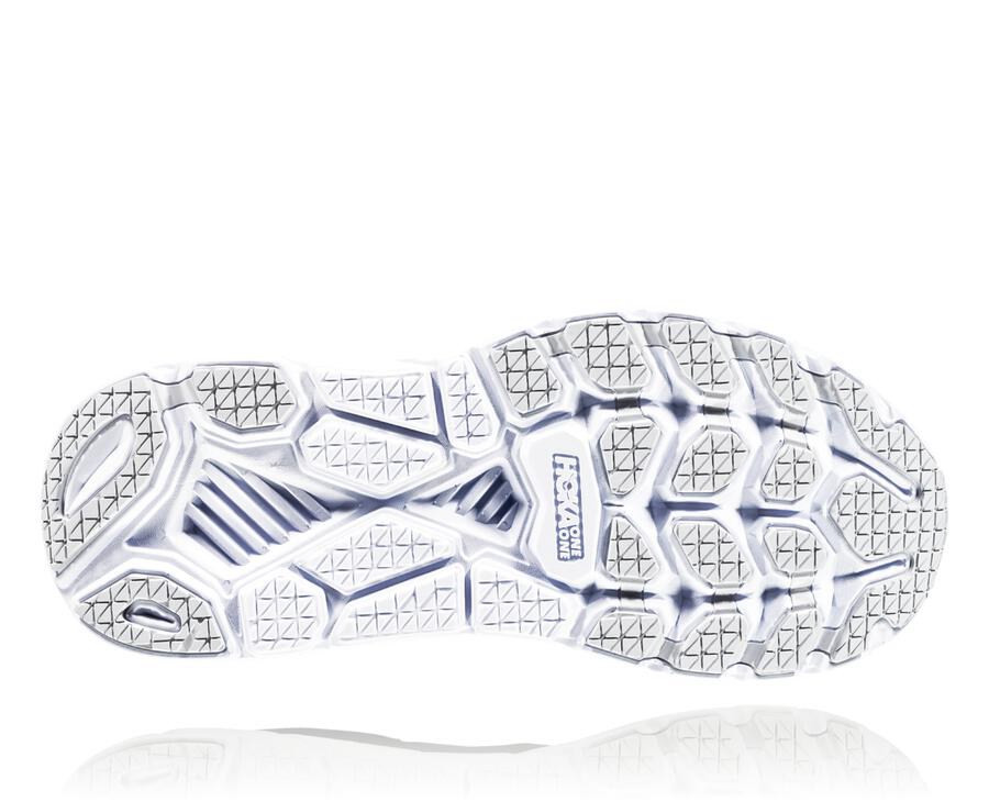 Hoka One One Womens Walking Shoes - Clifton 6 - Black/White - SGQC16384